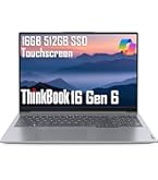 Amazon.com: Lenovo ThinkBook 16 Gen 6 Business Laptop (16